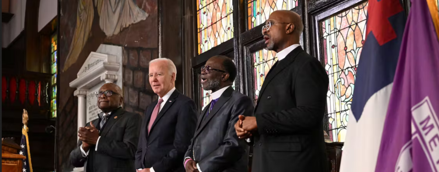 Biden Is Campaigning Against the Lost Cause and the ‘Poison’ of White Supremacy in South Carolina