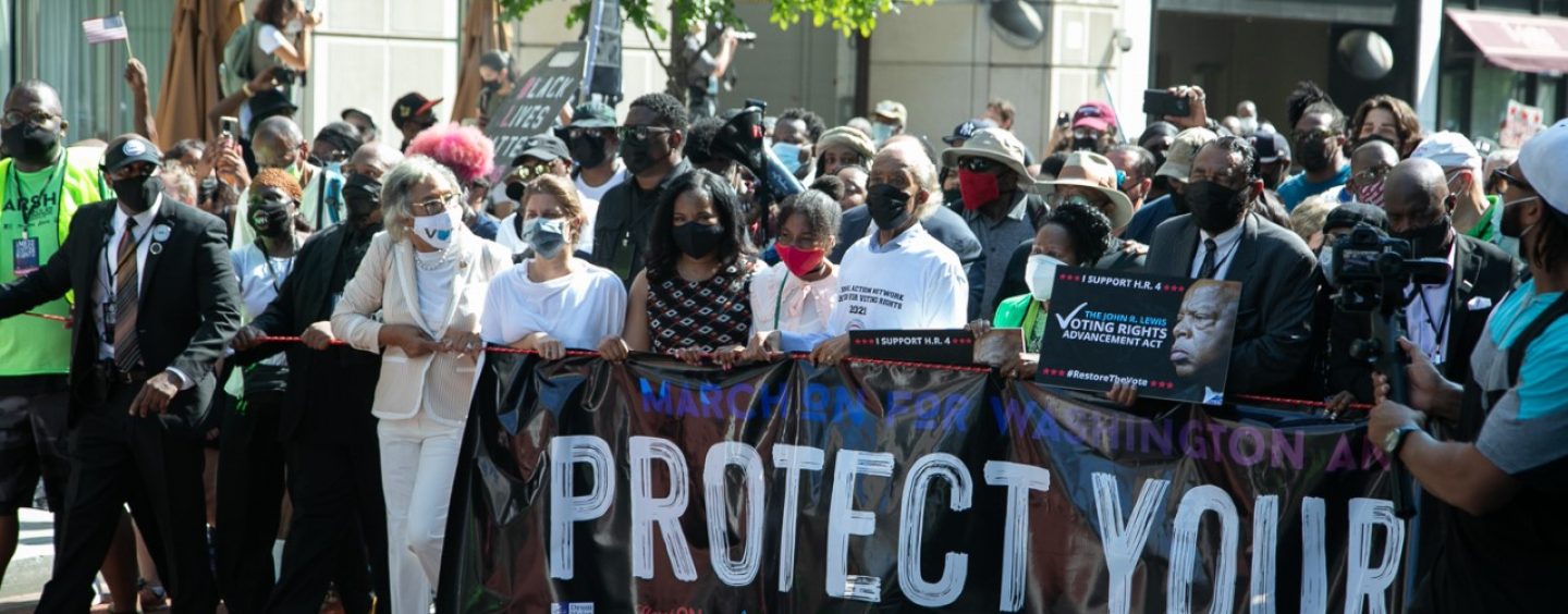 Thousands March on For Voting Rights, D.C. Statehood