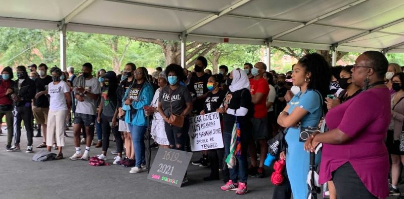 Hundreds Gather on UNC’s Campus to Demand Tenure for Nikole Hannah-Jones
