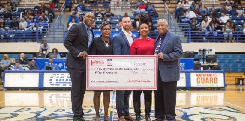 Thurgood Marshall College Fund and The Coca-Cola Foundation Donate $50,000 to Fayetteville State University for Scholarships