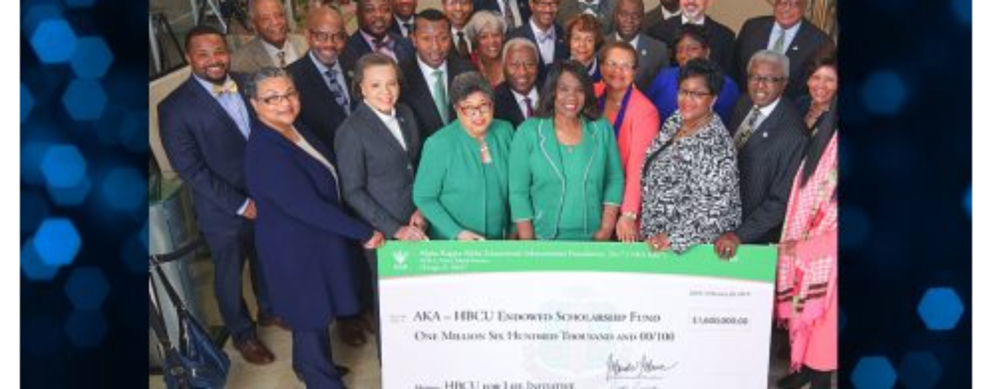 AKA Raises $1 Million for HBCUs in One Day, Announces Collaboration with the Black Press of America