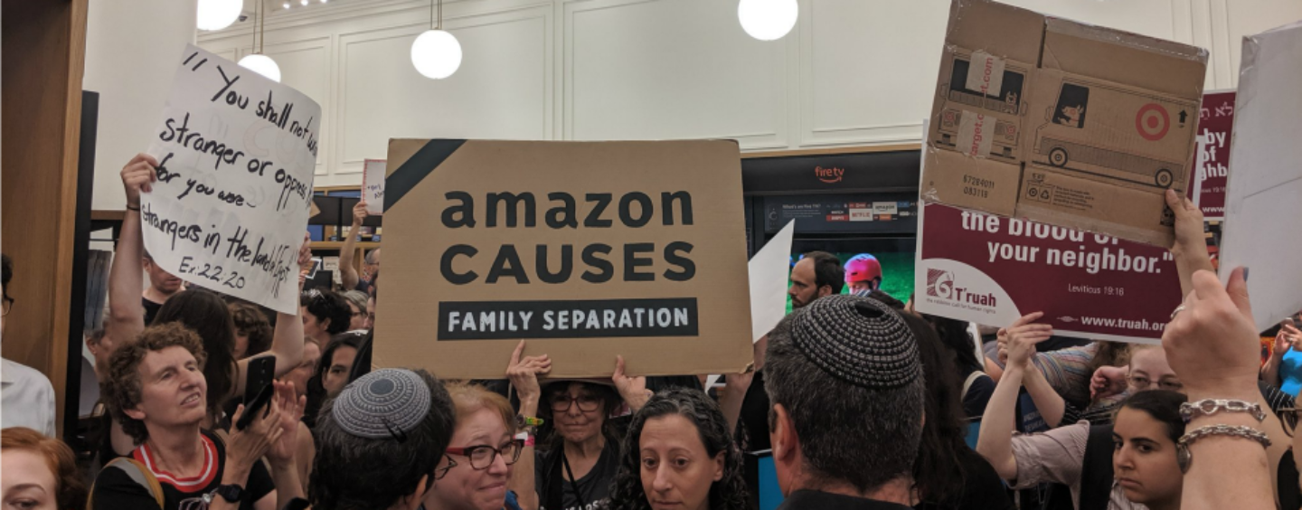 40 Arrested as Jewish Activists and Allies Confront Amazon for Profiting Off ICE Terror
