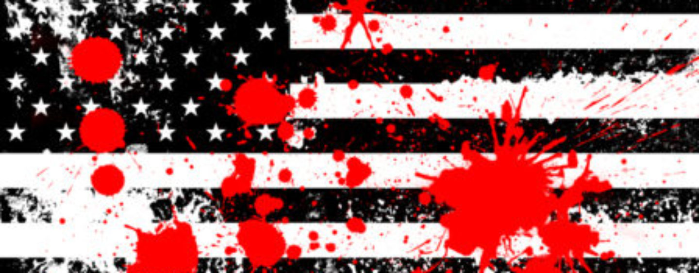 The American Flag Is Soaked in Black Blood