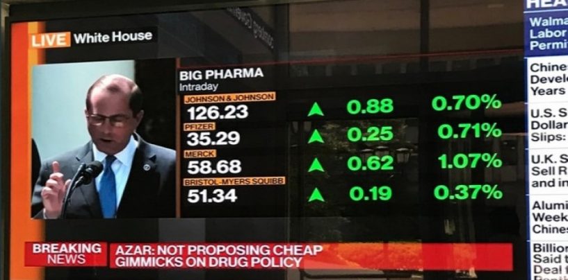 After Drug Plan Shows Trump ‘Will Do Nothing About Their Greed,’ Big Pharma Stocks Soar