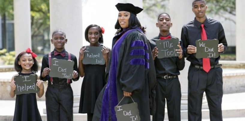 Single Mom With Five Children Graduates From Law School; Inspires Millions
