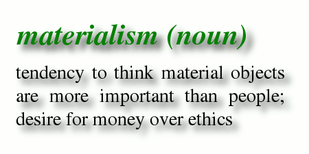 managing materialism