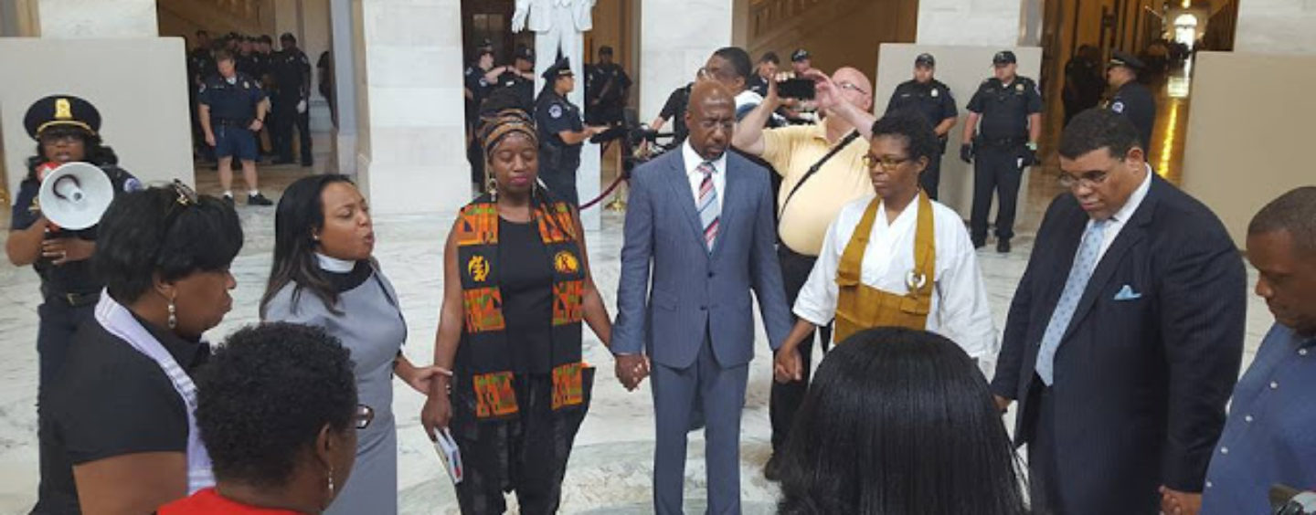 This is America: Black Clergy Jailed and Shackled for Supreme Court Prayer Protest