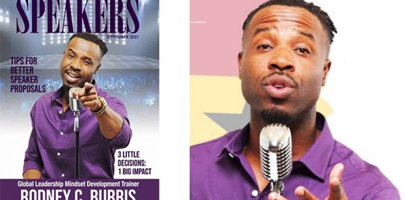 Focusing on Black Male Leadership, Rodney C. Burris Graces the Cover of Speakers Magazine